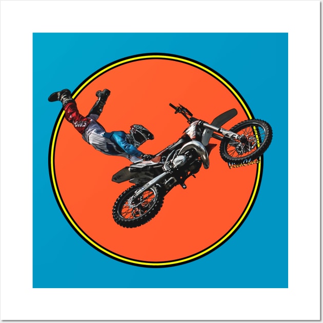 Moto Mad Man Fly Wall Art by vivachas